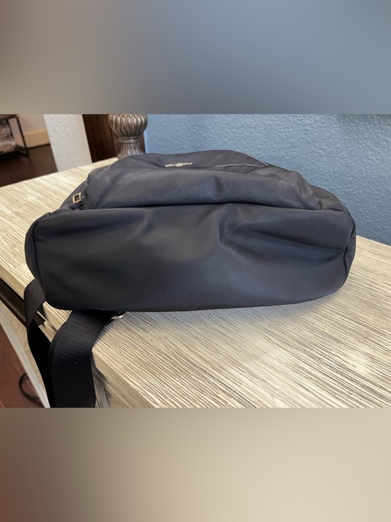 Karl Lagerfeld Black Nylon Backpack with Gold Accents main image 9